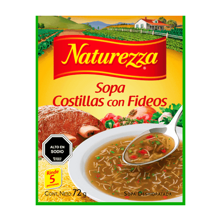 sopa costilla fideos 55 g