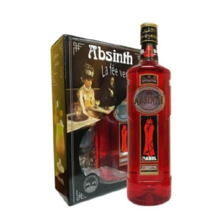 absenta rojo estuche